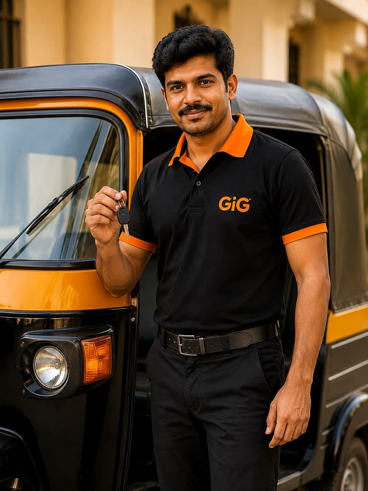 Auto Driver at work