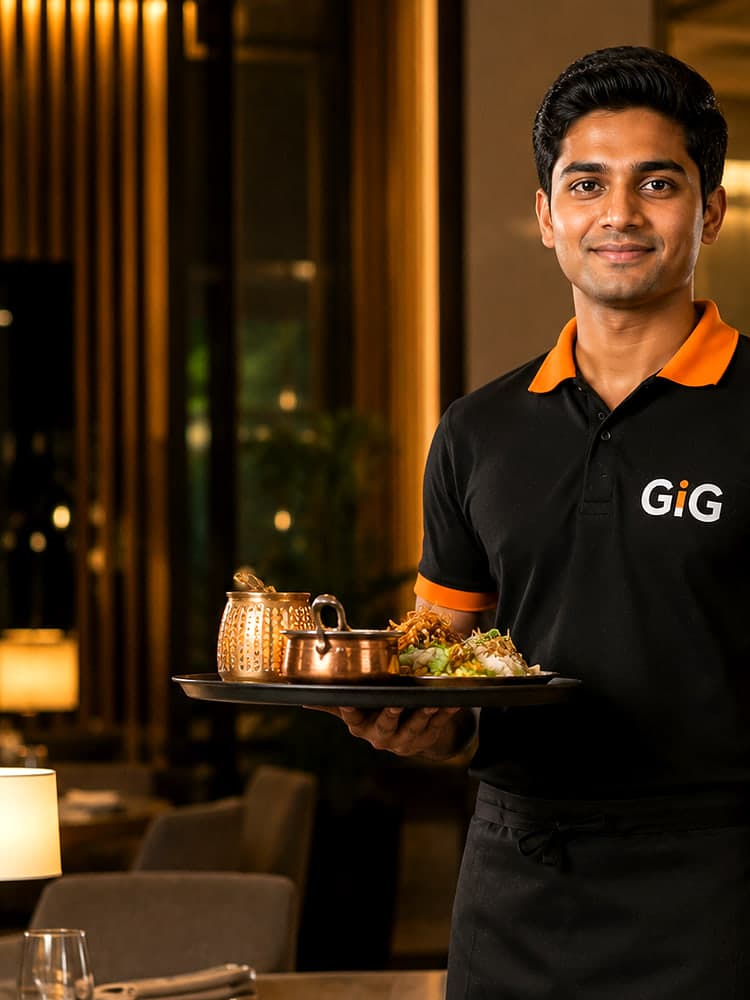 Waiter / Steward at work