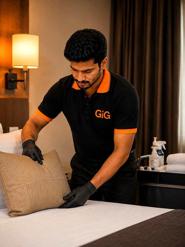 Housekeeping at work