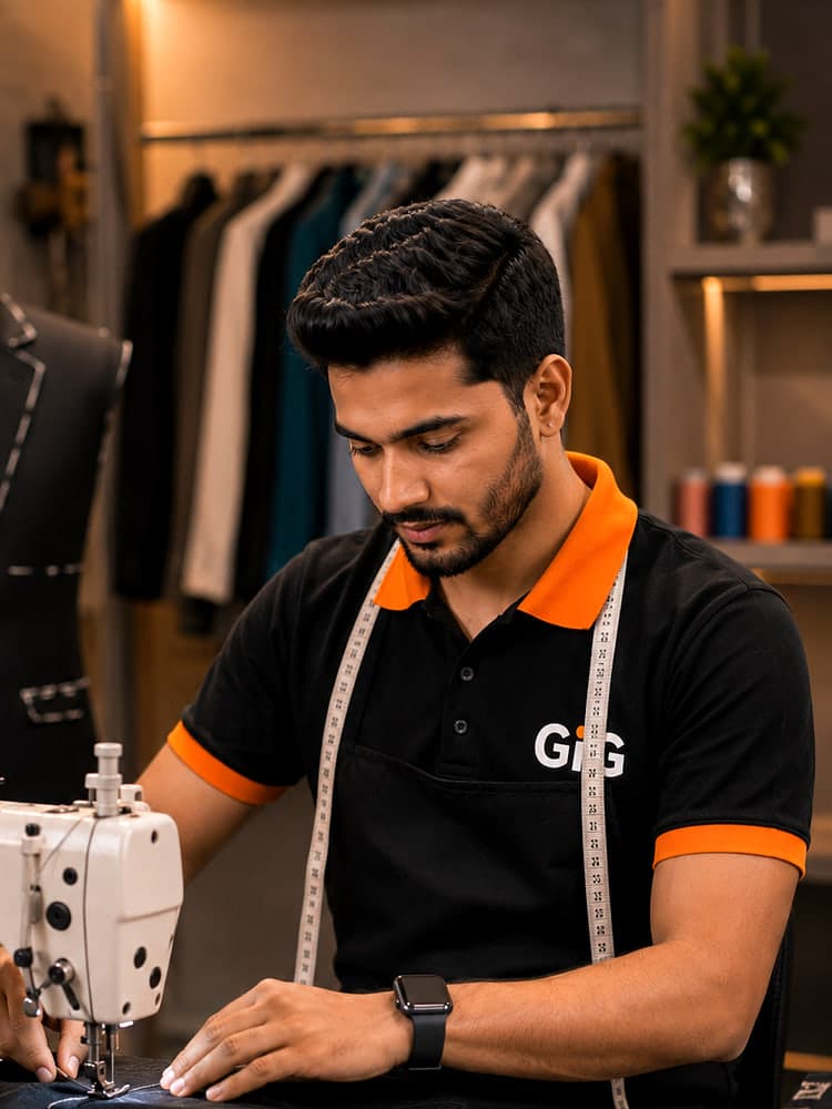 Tailor at work